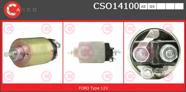 CSO14100AS Casco Solenoid switch, starter