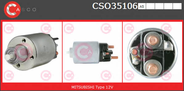 CSO35106AS Casco Solenoid switch, starter