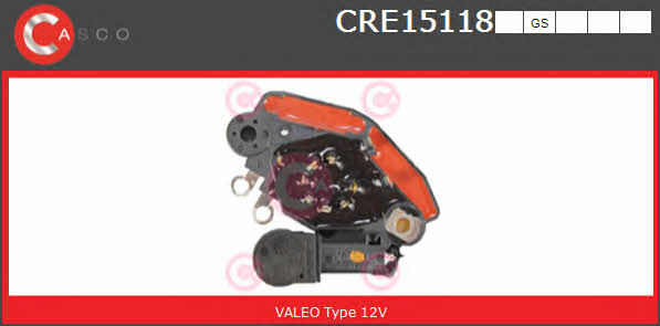 Casco CRE15118GS Alternator Regulator CRE15118GS