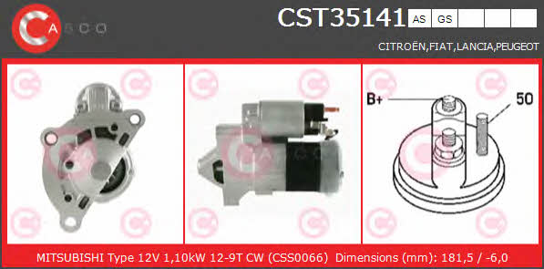 Casco CST35141AS Starter CST35141AS