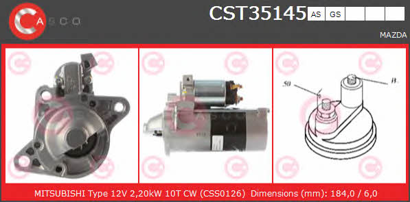 Casco CST35145AS Starter CST35145AS