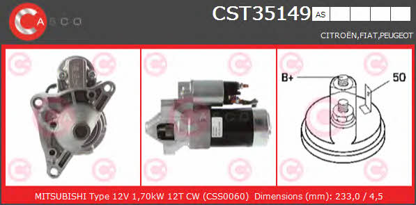 Casco CST35149AS Starter CST35149AS
