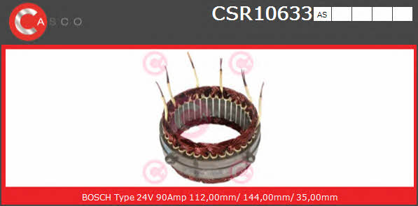 Casco CSR10633AS Alternator stator CSR10633AS