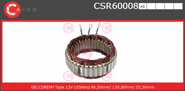 Casco CSR60008AS Alternator stator CSR60008AS