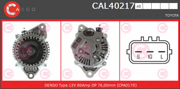 Casco CAL40217AS Alternator CAL40217AS