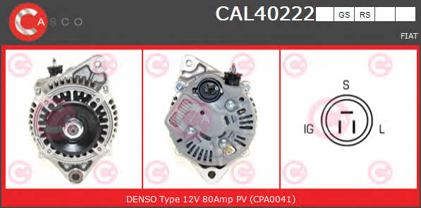 Casco CAL40222GS Alternator CAL40222GS
