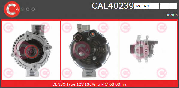 Casco CAL40239GS Alternator CAL40239GS