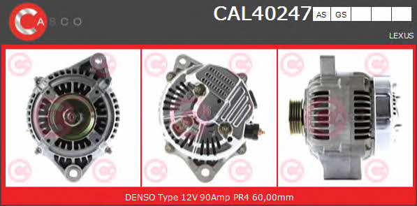 Casco CAL40247AS Alternator CAL40247AS