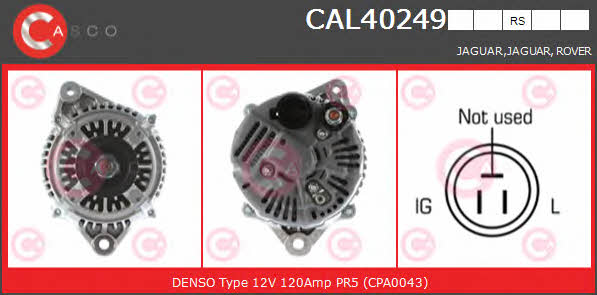 Casco CAL40249RS Alternator CAL40249RS