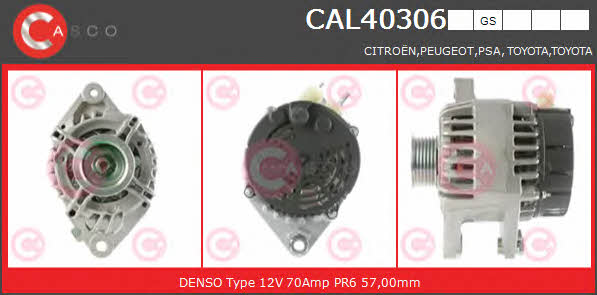 Casco CAL40306GS Alternator CAL40306GS