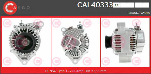 Casco CAL40333AS Alternator CAL40333AS