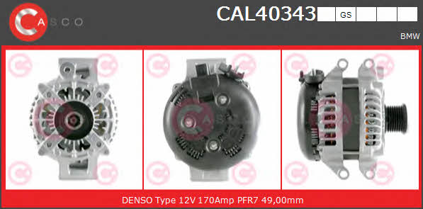 Casco CAL40343GS Alternator CAL40343GS
