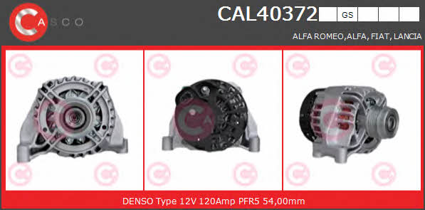 Casco CAL40372GS Alternator CAL40372GS
