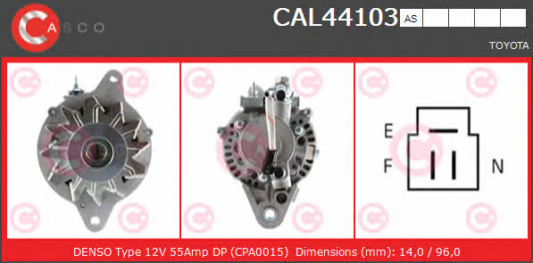 Casco CAL44103AS Alternator CAL44103AS