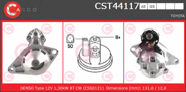 Casco CST44117AS Starter CST44117AS