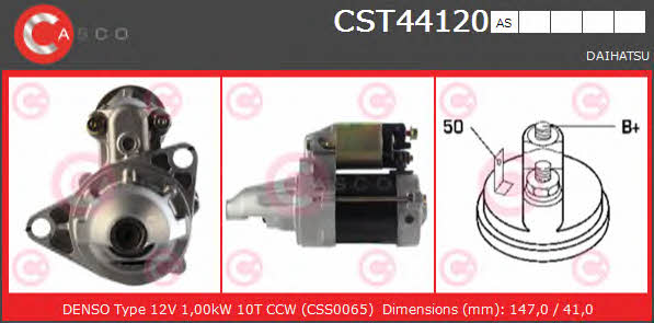 Casco CST44120AS Starter CST44120AS