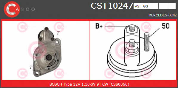 Casco CST10247GS Starter CST10247GS