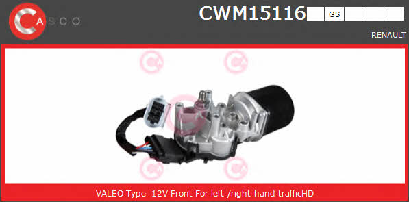 Casco CWM15116GS Wipe motor CWM15116GS