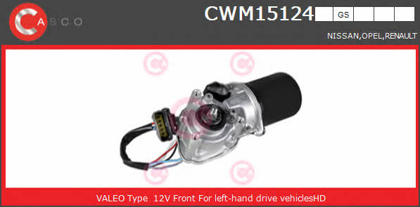 Casco CWM15124GS Wipe motor CWM15124GS