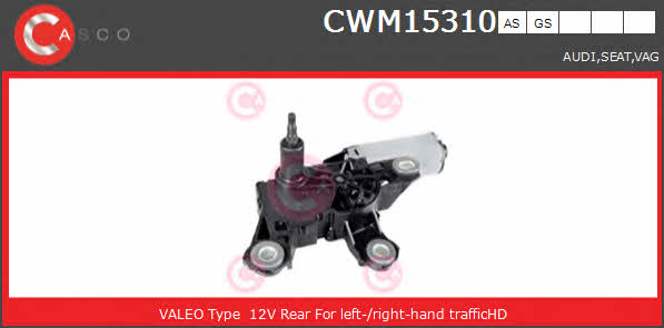 Casco CWM15310AS Wipe motor CWM15310AS