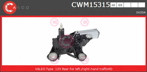 Casco CWM15315AS Wipe motor CWM15315AS