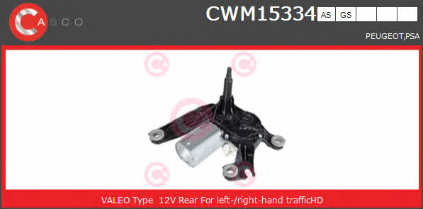 Casco CWM15334AS Wipe motor CWM15334AS