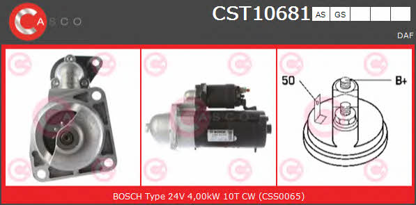 Casco CST10681AS Starter CST10681AS CST10681AS Casco Starter