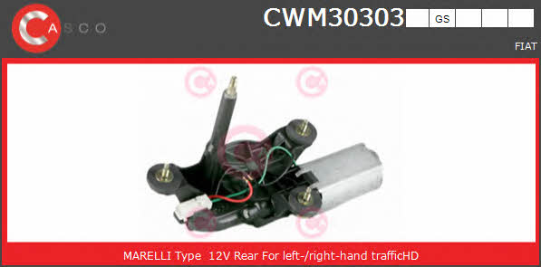 Casco CWM30303GS Wipe motor CWM30303GS