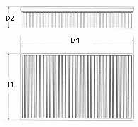 Champion U617/606 Air filter U617606