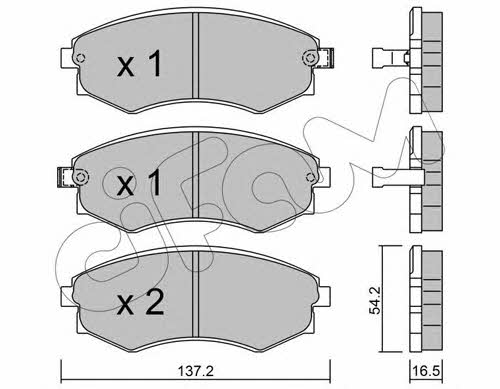 Cifam 822-518-0 Brake Pad Set, disc brake 8225180