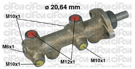 Cifam 202-043 Brake Master Cylinder 202043