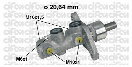 Cifam 202-346 Brake Master Cylinder 202346