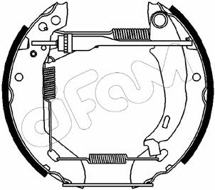  151-042 Brake shoe set 151042