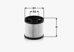Fuel filter Clean filters MG 080