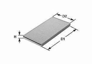 Cabin filter Clean filters NC2037