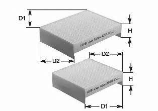Clean filters NC2192CA Activated Carbon Cabin Filter NC2192CA
