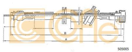 Cofle S05005 Cable speedmeter S05005