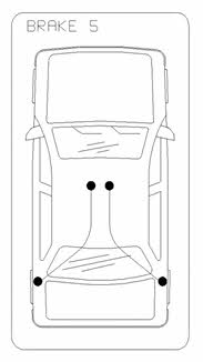 Handbrake cable Cofle 10.7394