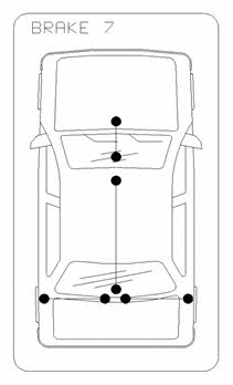 Parking brake cable left Cofle 10.9837
