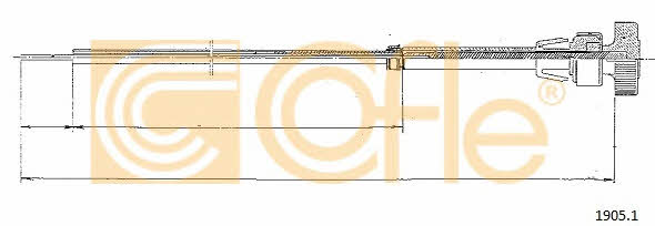 Cofle 1905.1 Cable, starter 19051