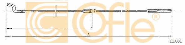 11081 Cofle Accelerator cable