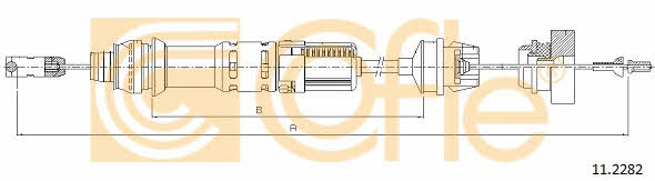 Clutch cable Cofle 11.2282