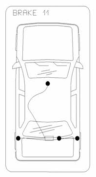 Cofle 11.5591 Cable Pull, parking brake 115591