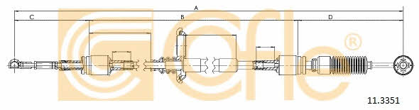 Gearshift drive Cofle 11.3351