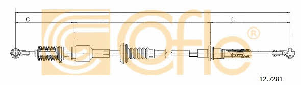 Cofle 12.7281 Gearshift drive 127281