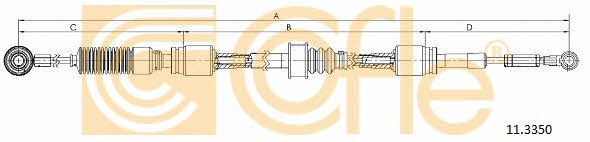 Gearshift drive Cofle 11.3350