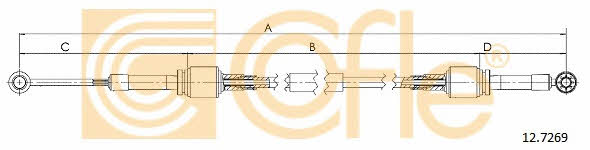 Cofle 12.7269 Gearshift drive 127269