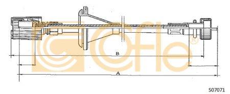 Cofle S07071 Cable speedmeter S07071