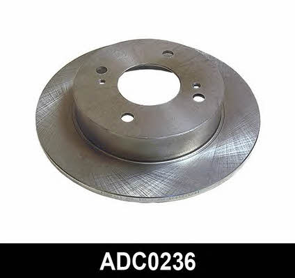 Comline ADC0236 Rear brake disc, non-ventilated ADC0236