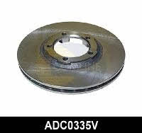 Comline ADC0335V Front brake disc ventilated ADC0335V